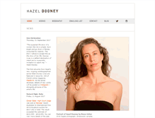 Tablet Screenshot of hazeldooney.com